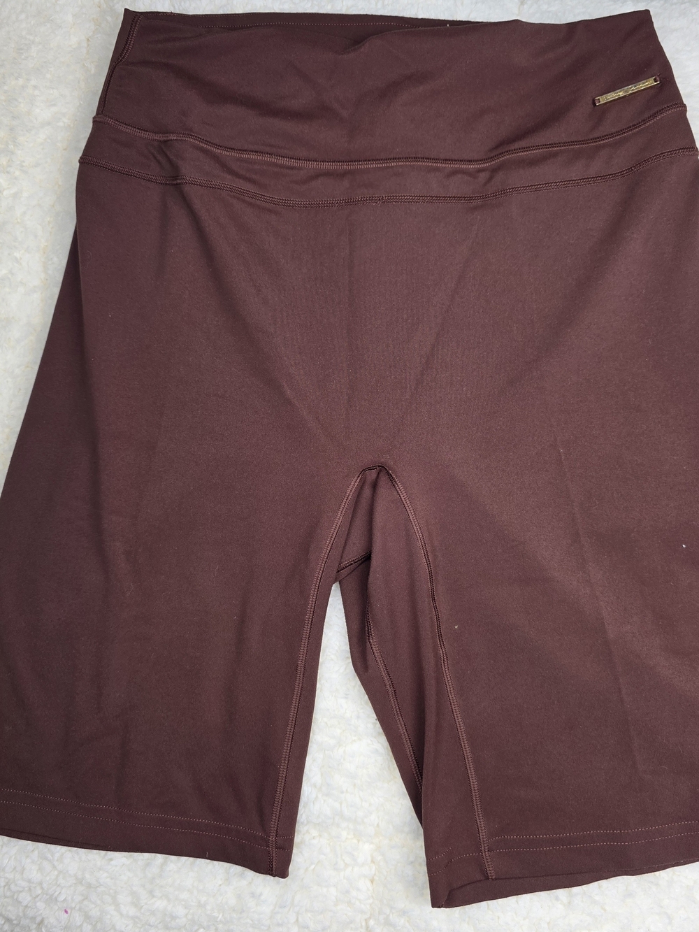Gymshark Women's High-Waist Bike Shorts in Brown